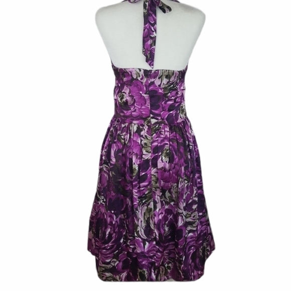Vintage Jessica Howard Floral Halter Dress - Picture 3 of 3